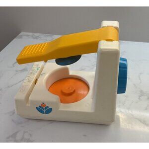 Vintage Fisher-Price Camera Toy With Orange & Blue Details